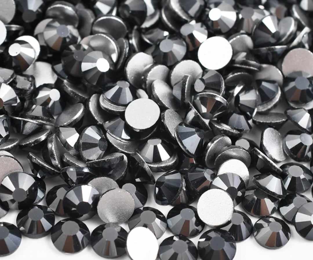 Jet Hematite Rhinestones