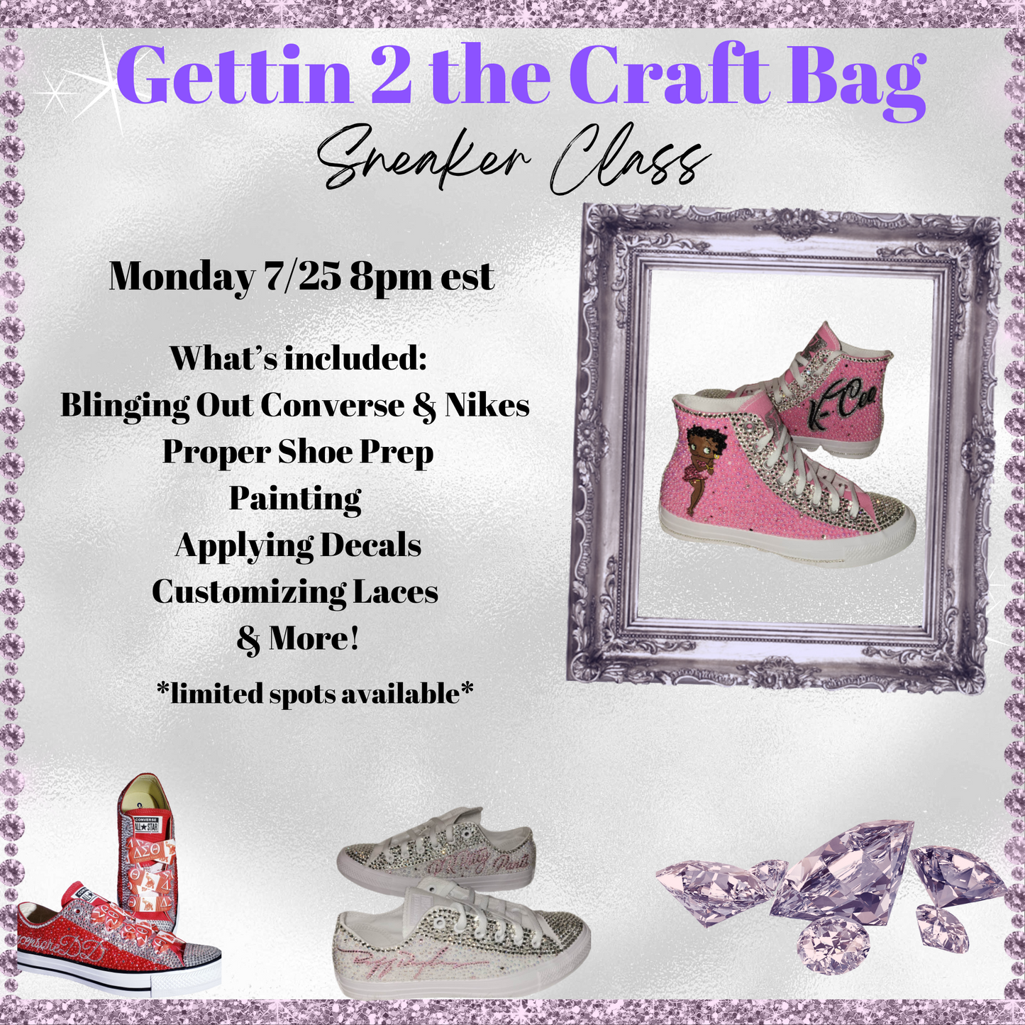 Blinged Sneaker Course
