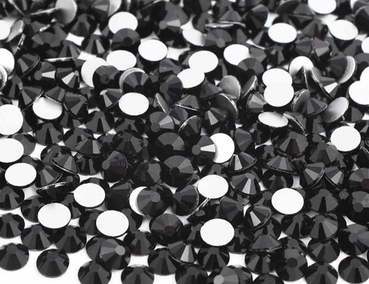 Jet Black Rhinestones