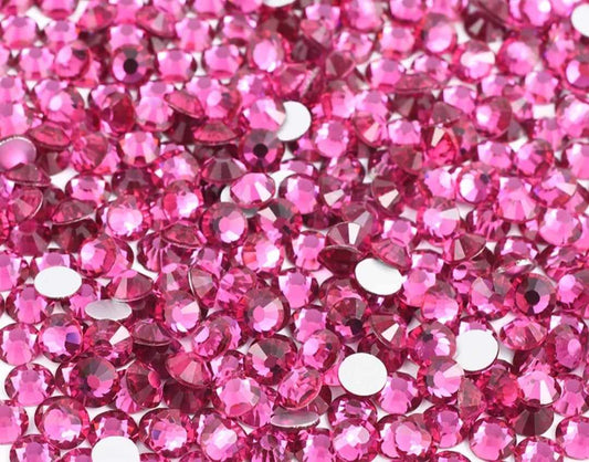 Fuchia Rhinestones