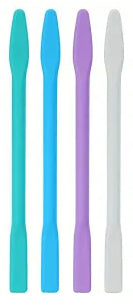 Silicone Stir Sticks 4pk assorted